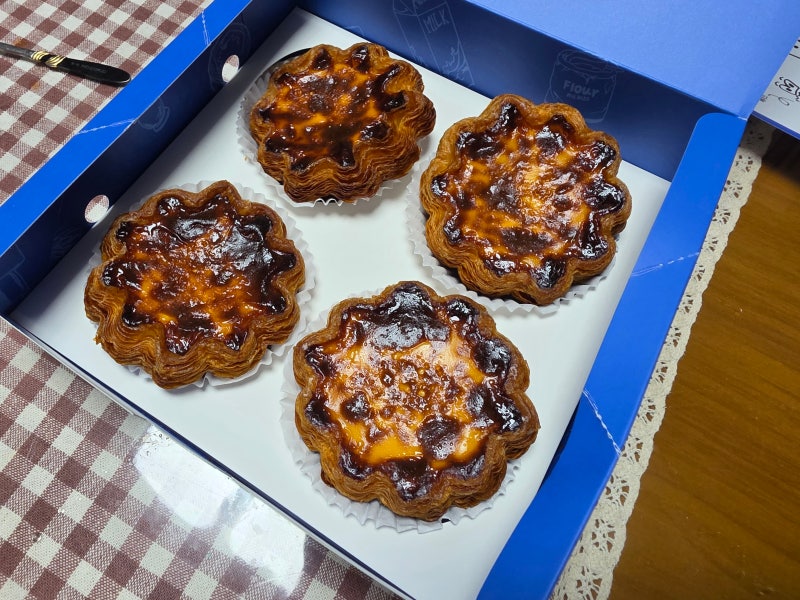 픽베이크 에그타르트 포장 보관방법 냉동 맛있게 먹는 법 후기