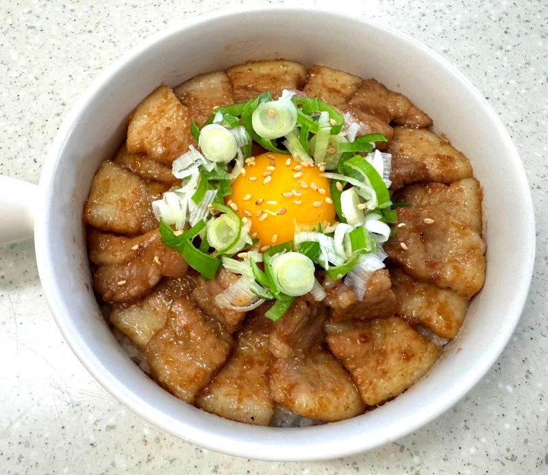 간장 삼겹살 덮밥 레시피, 단짠 양념으로 혼밥하기 좋은 차슈덮밥 1인분 만들기