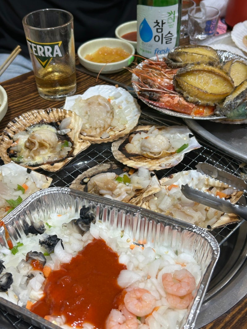 [부산/송도] 바다 보면서 조개구이 먹는 게 낭만✨' 최진사댁 암남공원조개구이 '