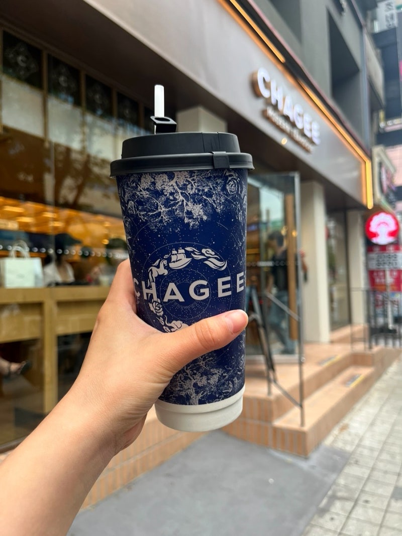 장원영 밀크티로 핫한 차지(CHAGEE) 건대점 다녀온 솔직후기