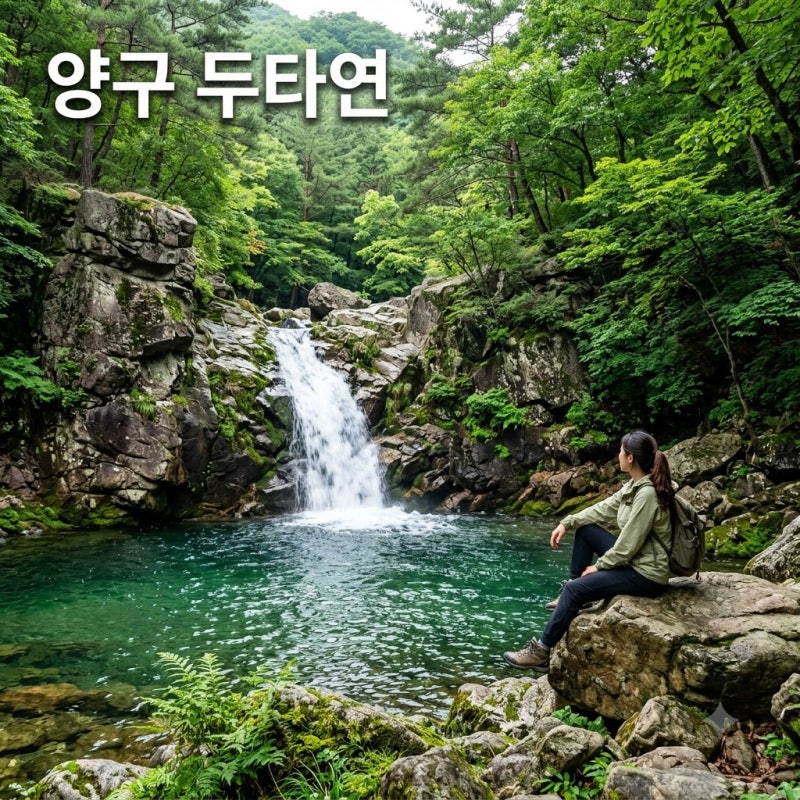 양구 두타연 계곡 1코스 완정복! 예약 방법과 꼭 가져야할 것들!