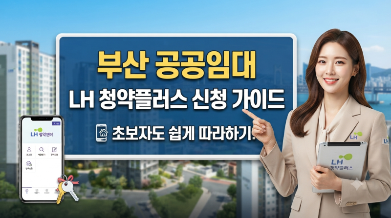 부산 공공임대 LH 청약플러스 신청 가이드, 처음 신청하는 분도 쉽게 따라하기