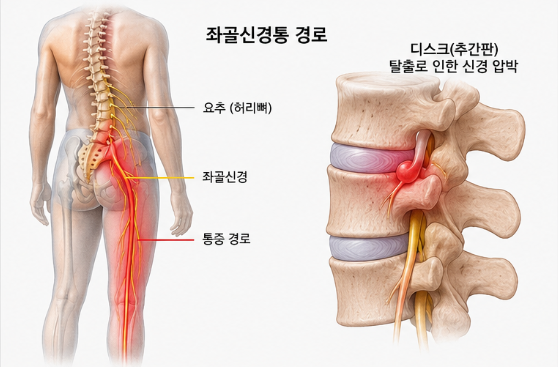 좌골신경통 증상, 다리 저림 원인일까?2026 최신 치료부터 재활까지 총정리