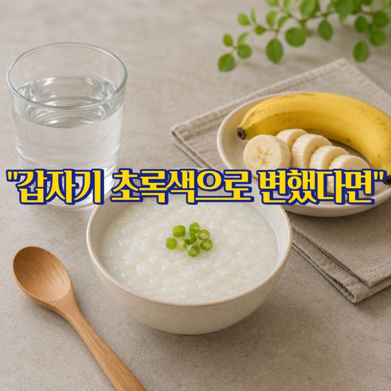 초록색변 평소와 다른 변 색깔, 설사와 함께 나타나는 원인