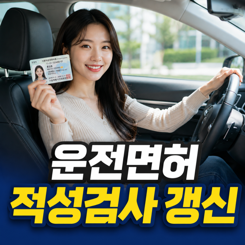 운전면허 적성검사 갱신 기간 변경 총정리 생일 전후 6개월 온오프라인 신청과 과태료 안내 (....