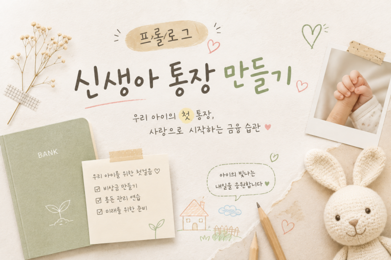 2026년 신생아 통장 추천! 은행별 금리·우대조건·특징 한눈에 비교