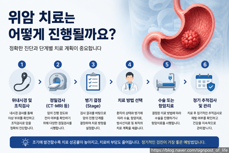 위암 치료비 얼마일까? 내시경·복강경·로봇수술·항암치료 비용 총정리