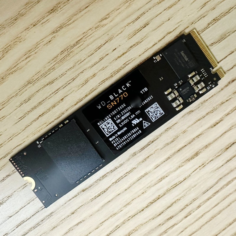 LG그램 프로 16 노트북 nvme ssd 추가방법 (WD BLACK SN770 1TB)