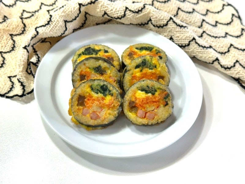 먹다 남은 김밥으로 초 간단 김밥 전 만드는법 김밥 요리