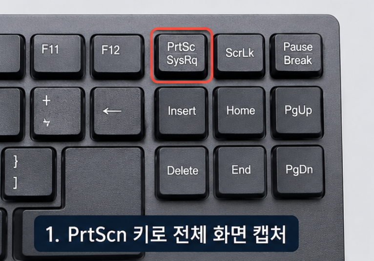 컴퓨터 화면 쉽게 캡처하는법