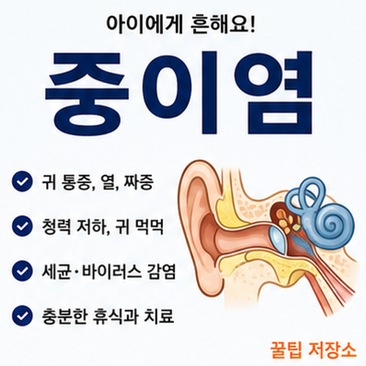 중이염이란? 발생 원인, 증상 및 치료 방법
