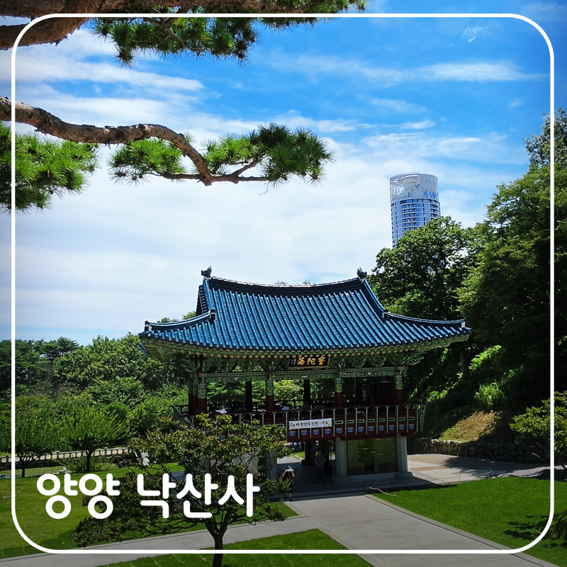양양 낙산사 의상대 출발 추천코스: 주차장 요금부터 경내 무료 쉼터까지