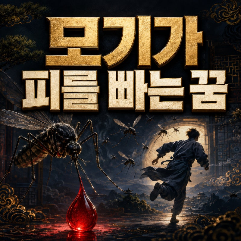 모기가 피를 빨거나 모기 떼에게 쫓기는 꿈
