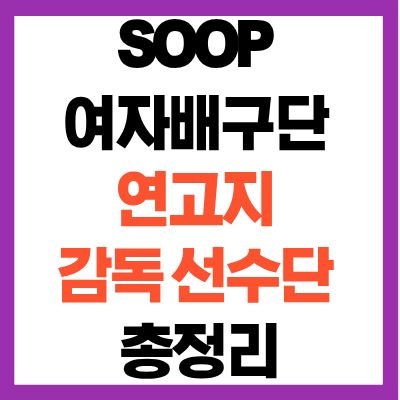 여자배구 신생팀 SOOP 수퍼스 사령탑 김세진 감독! 선수 명단 및 외국인 선수, 연고지 총정리.