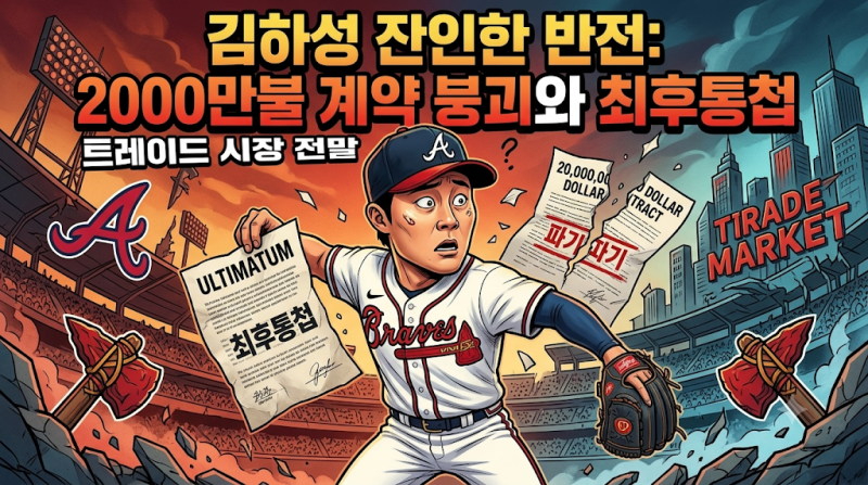김하성 트레이드 시장 등판, 2000만 달러 거액 계약의 잔인한 반전과 애틀랜타의 최후통첩 전....