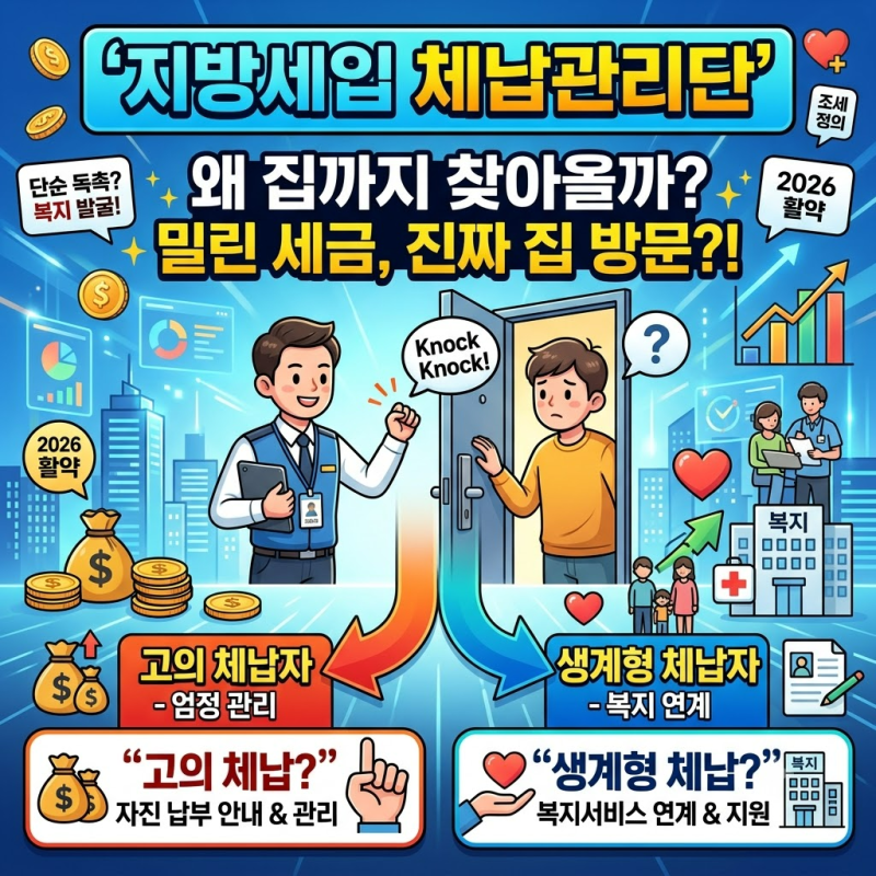 지방세입 체납관리단, 왜 집까지 찾아올까?