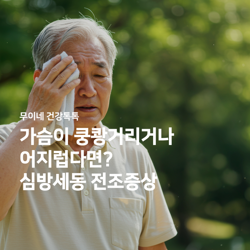 "가슴이 쿵쾅거리거나 어지럽다면?" 뇌졸중 부르는 심방세동 전조증상