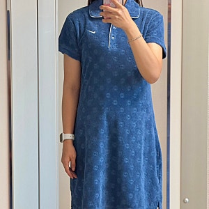 파주 프리미엄 아울렛 나이키 칠 테리 카라 반팔 원피스 후기 153cm 키작녀 여름 카라 원피스 ....