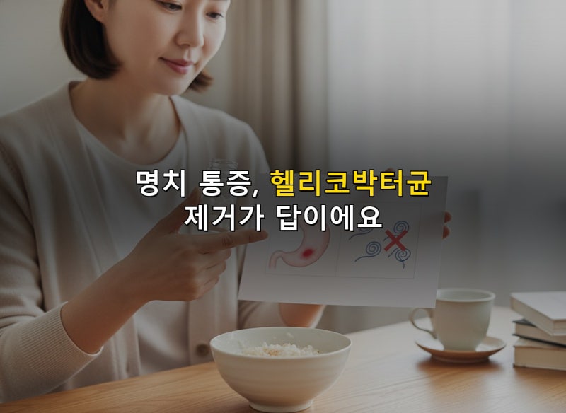 소화성 궤양과 헬리코박터균, 제균 치료가 꼭 필요한 이유