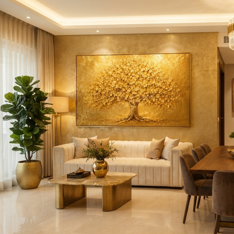 돈이 들어온다는 돈나무 액자, 어디에 걸어야 재물운이 좋을까