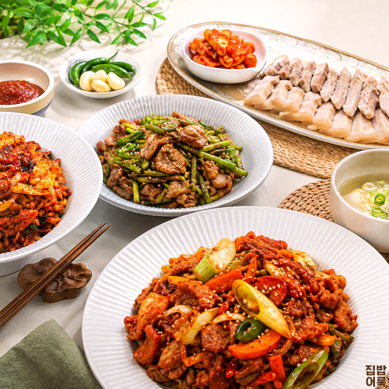 돼지고기 앞다리살 요리 4가지 기름기 적고 담백한 집밥 메뉴
