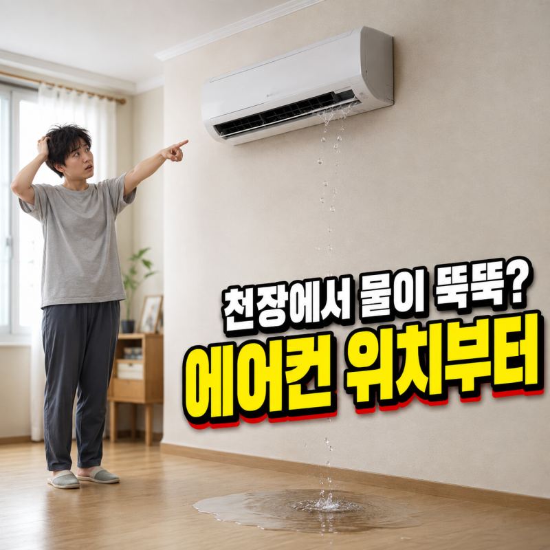 “천장에서 물이 뚝뚝…” 시스템에어컨, 닦아도 반복되는 이유