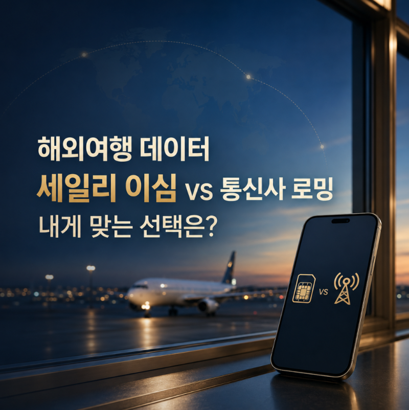 Saily eSIM 세일리 이심, 통신사 로밍 요금 4분의 1?