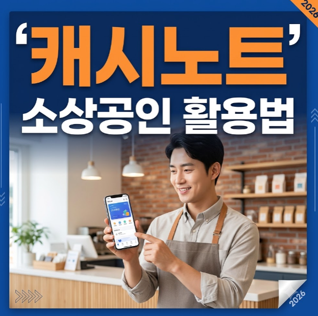 캐시노트 소상공인 지원금 100만원