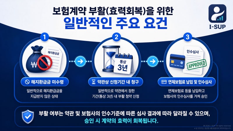 보험료 미납으로 인한 계약 실효와 부활(효력회복) 실무 가이드