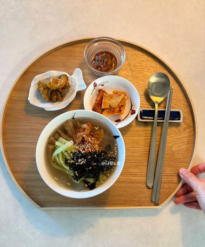 도토리묵사발 레시피, 냉면육수 없이 묵사발 육수 양념장 만들기