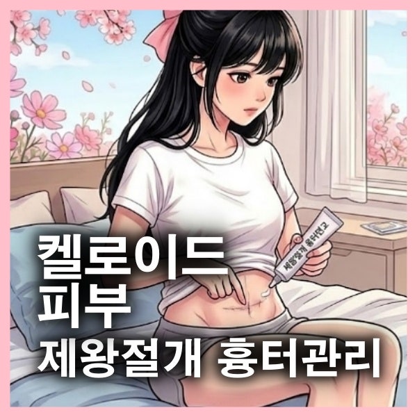 제왕절개 흉터관리 연고. 켈로이드 피부인 내가 안 생기게 한 방법 현재 사진 있음