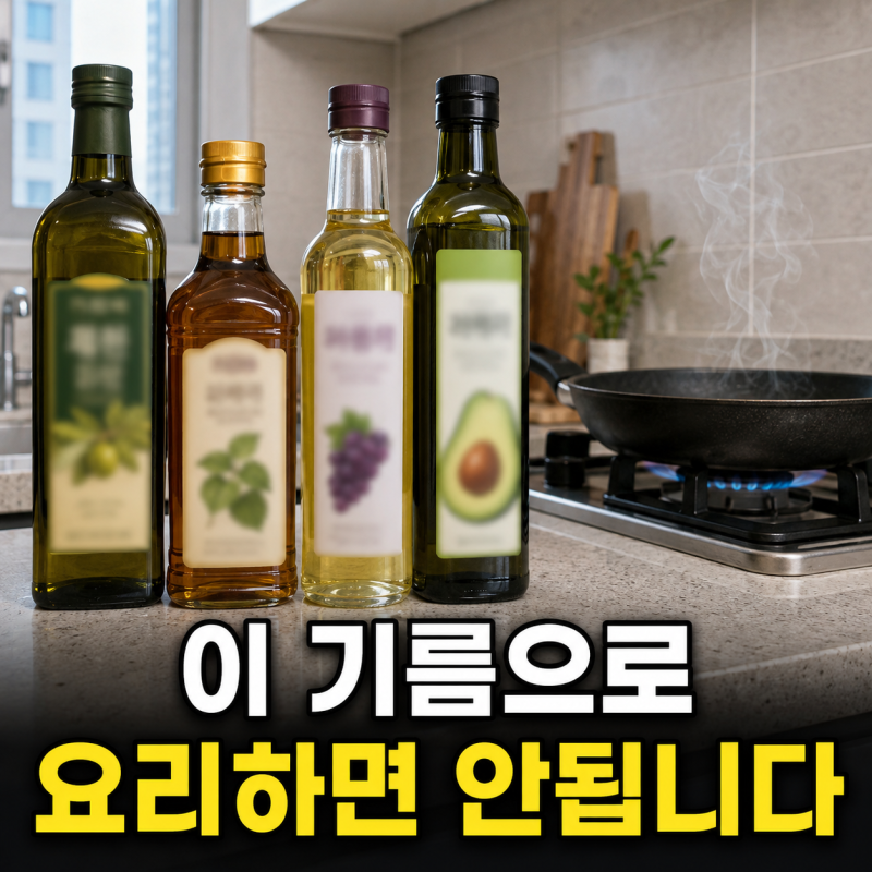 식용유 종류별 사용법과 피해야 할 조리법