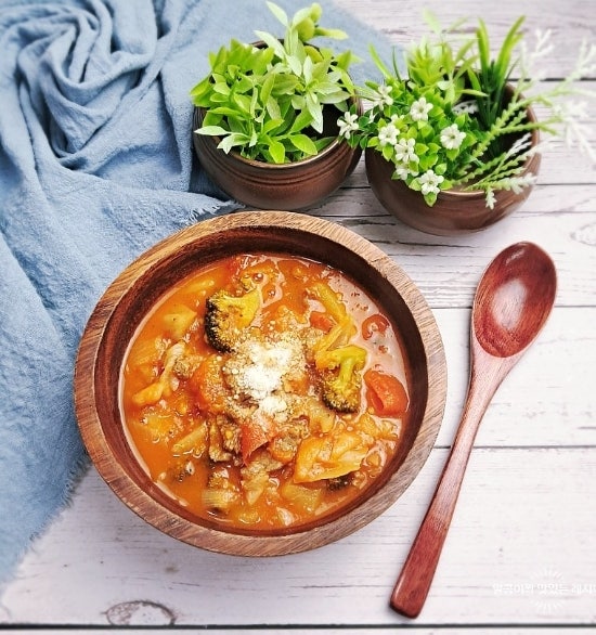 마녀스프 레시피 소고기 토마토 스튜 만들기