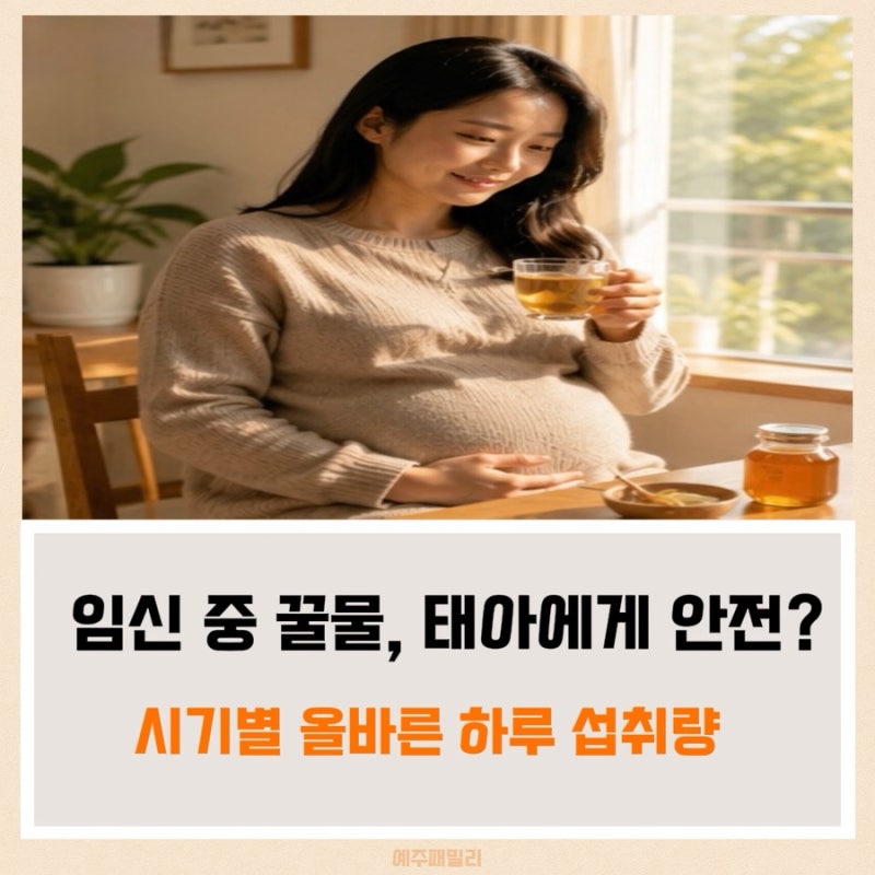 임산부 꿀물 언제 마시면 좋을까? 안전한 섭취 법과 하루 권장량
