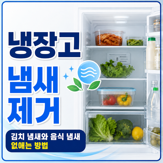 냉장고 냄새 제거｜김치 냄새와 음식 냄새 없애는 방법