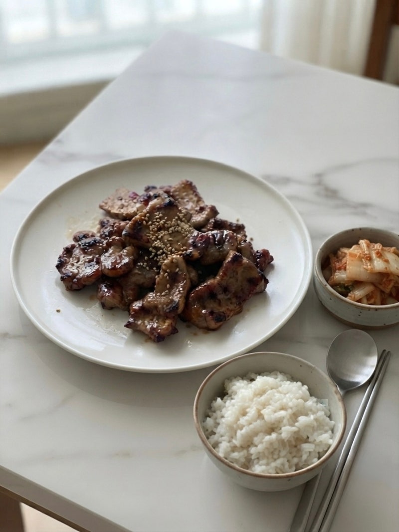 류수영 돼지갈비 레시피 따라하기 목살로 만든 돼지갈비 양념 황금레시피