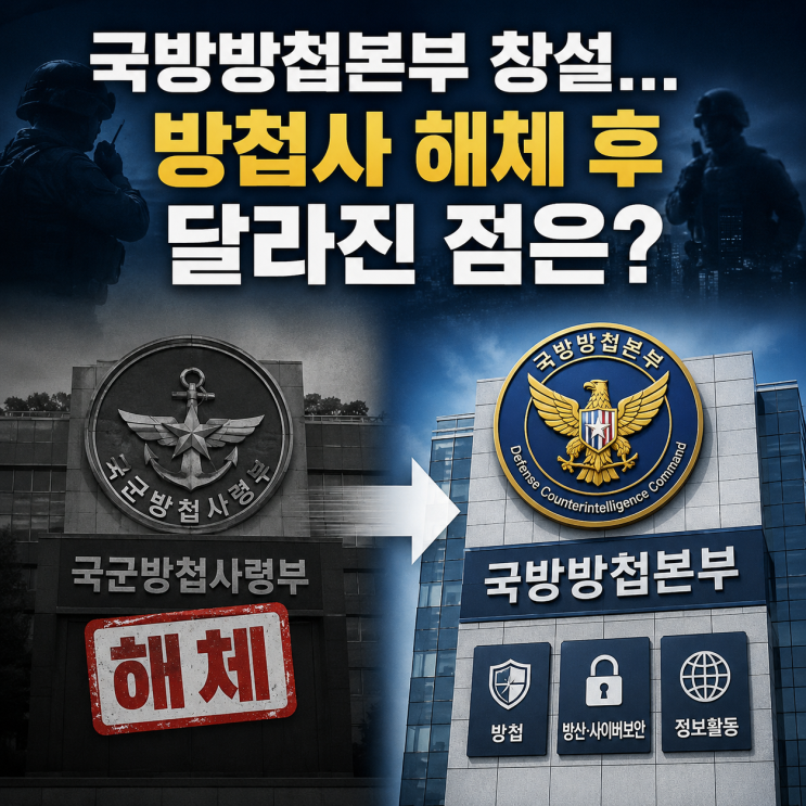 <b>국방방첩본부</b> 창설... <b>방첩</b>사 해체 후 달라진 점은?