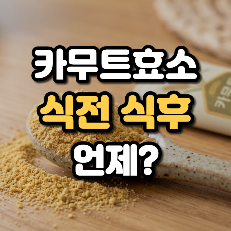 카무트효소 식전 식후 언제 먹는시간이 좋을까? 올바른 먹는법과 하루 권장량
