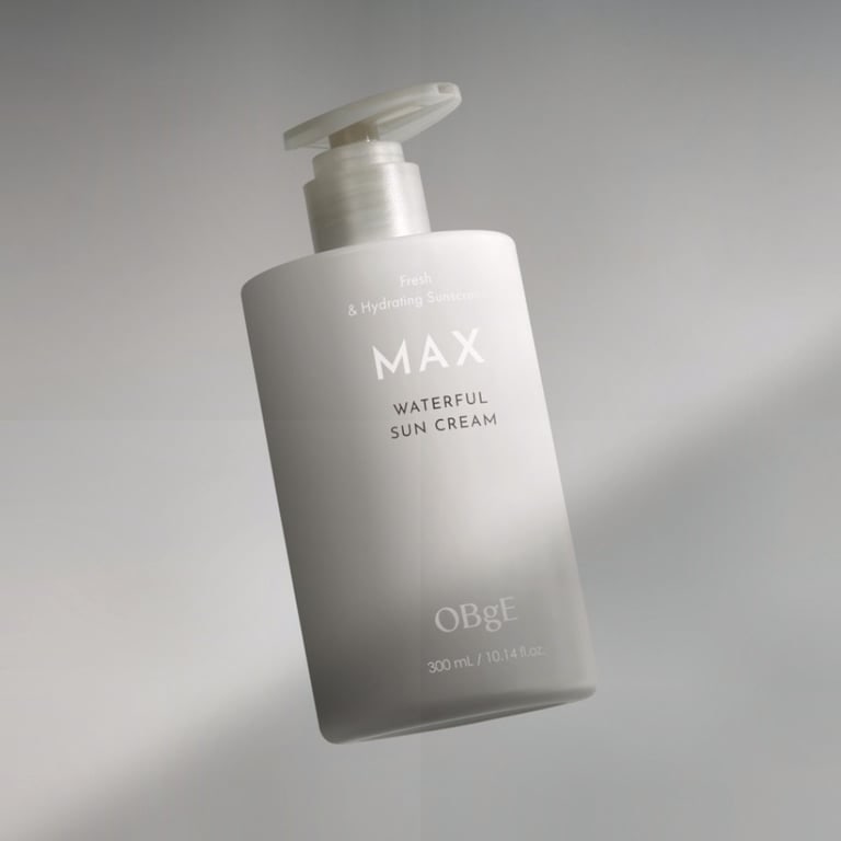 남성 대용량 선크림 추천! 오브제 맥스 워터풀 300ml 올인원 진정 자외선차단제 솔직 후기