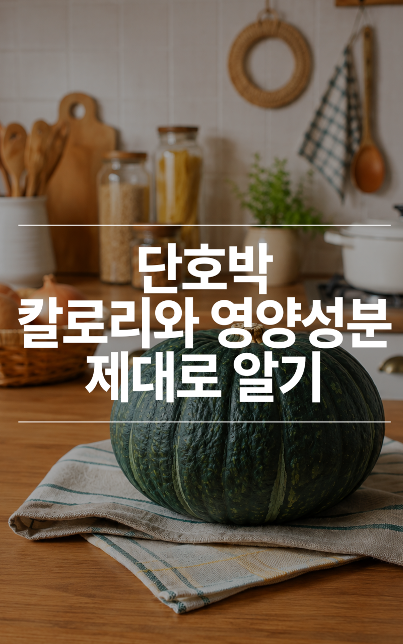 단호박 영양성분 제대로 알기 칼로리와 다이어트 효과