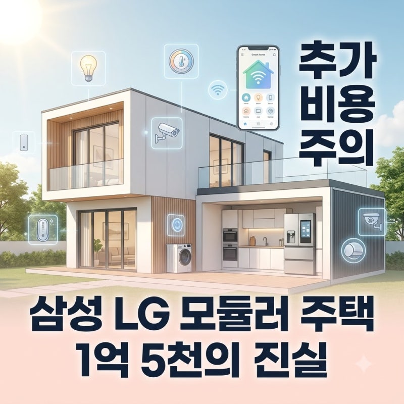 삼성 LG 모듈러 주택 가격 비교, 1억 5천 진짜일까?