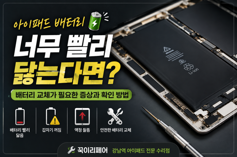 아이패드 배터리 빨리 닳음, 배터리 교체가 필요한 증상과 확인 방법