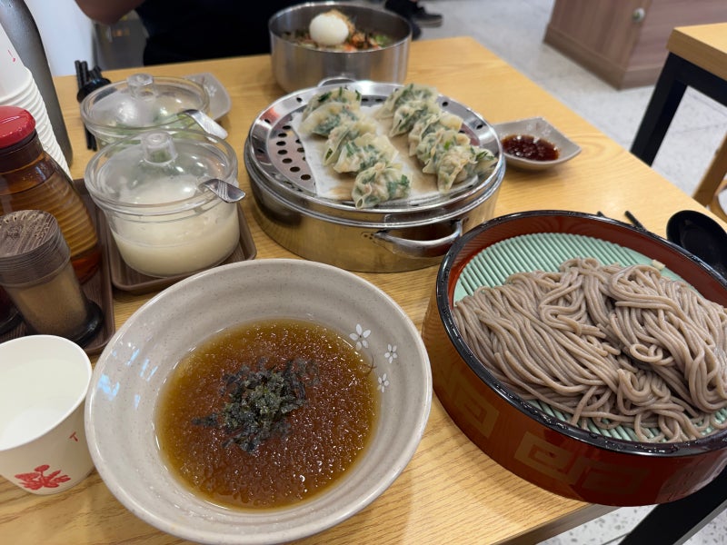 만수역 맛집 모밀지기 여름에 시원하게 먹기 좋은 판모밀 냉모밀과 통만두까지