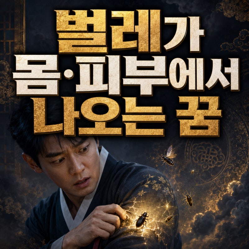 벌레가 몸속이나 피부에서 나오는 꿈