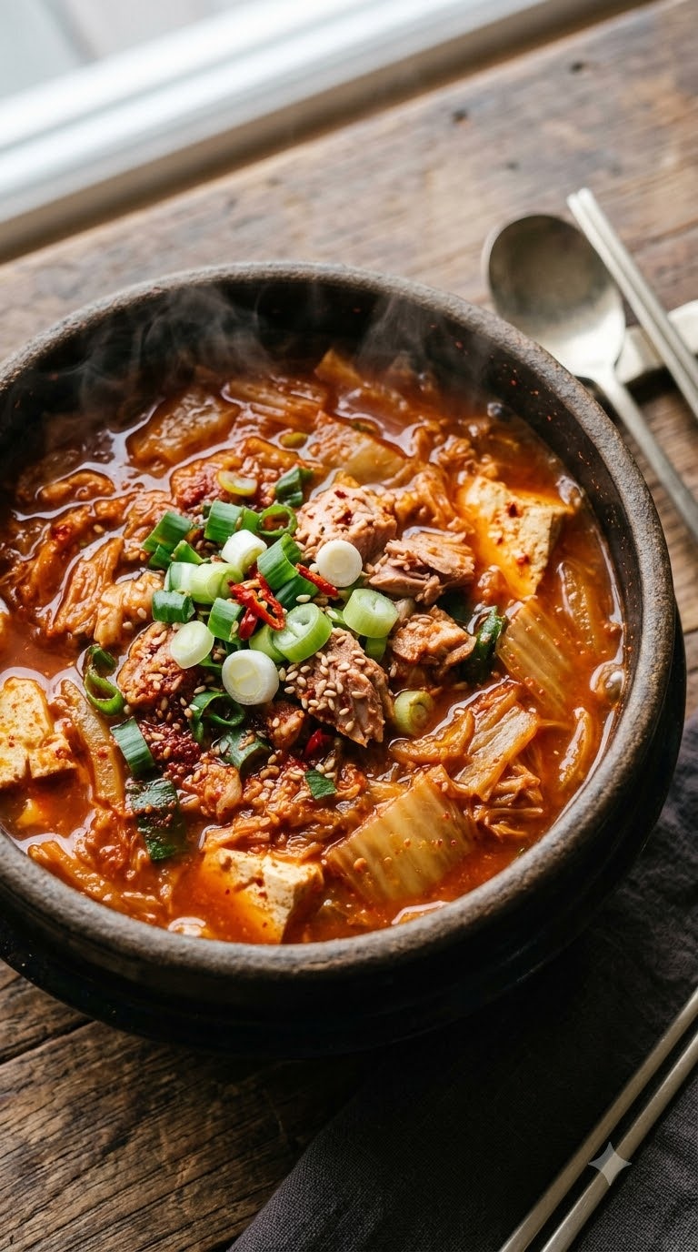 백종원 참치김치찌개 끓이는법 묵은지와 참치캔으로 깊고 진하게 만드는 황금레시피