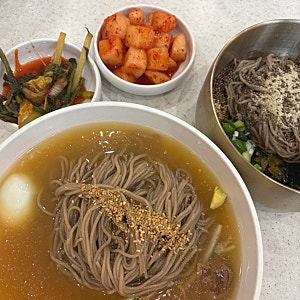 금천구맛집 의령메밀집 가산본점 ㅣ 자가제면 메밀국수 들기름소바 맛집