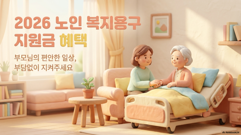 [시니어돌봄백서Vol.09] 노인 복지용구 지원금 신청법: 전동침대 휠체어 대여 본인부담금 2026....