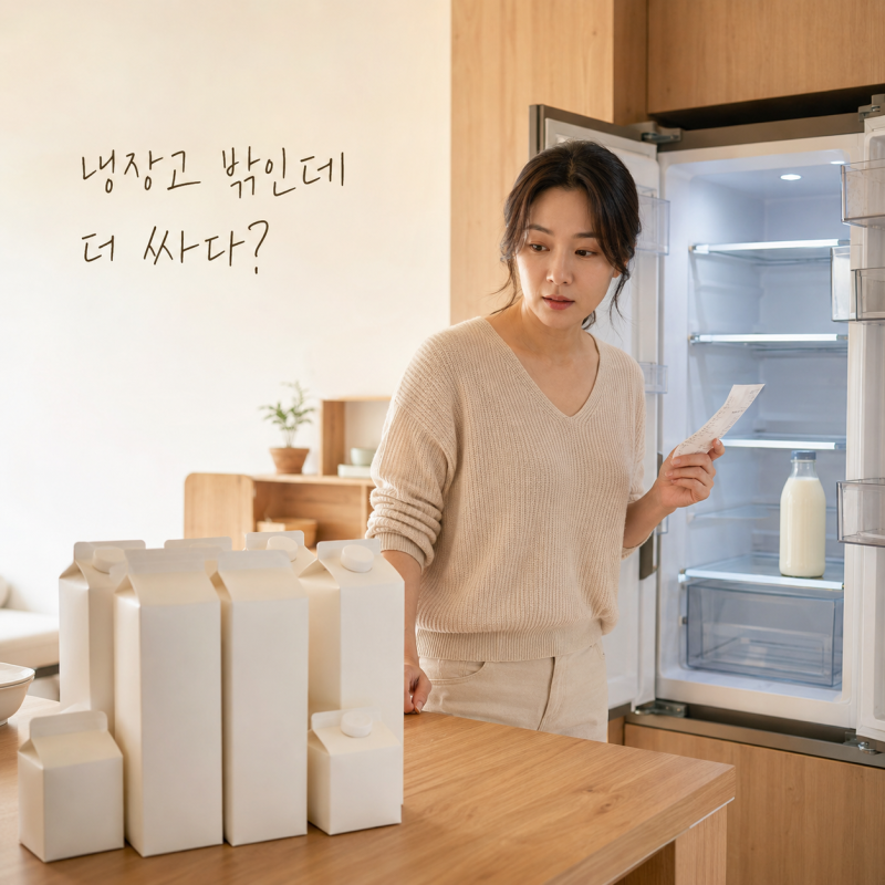 “냉장고에도 안 넣는데 왜 더 싸지?” 수입 멸균우유가 국산보다 저렴한 진짜 이유