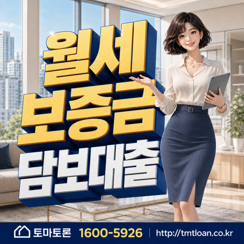 아파트 임대차계약후 월세 전세 등 보증금 담보 대출 조건과 한도는 어떻게 확인될까?