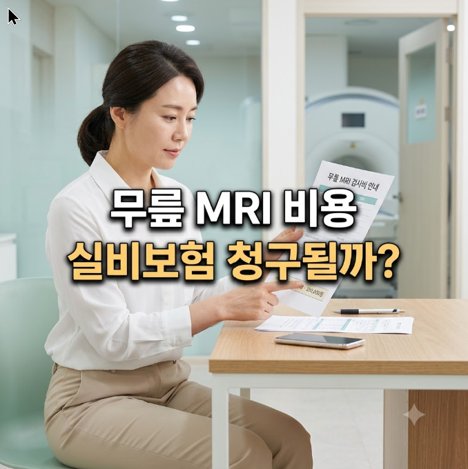 무릎 MRI 비용 실비보험 청구 가능할까 "가입 시기와 치료 목적 확인" 조